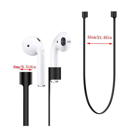 For AirPods 3 2 1 Pro Anti-Lost Silicone Earphone Rope Lanyard Universal Wireless Bluetooth Headphones Neck Ropes Cable Earhooks