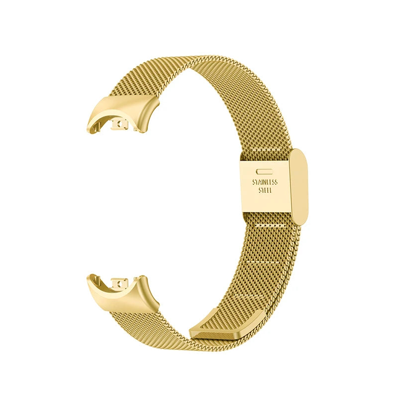 Strap For Xiaomi Mi Band 8 9 MIlan Wrist Metal Bracelet Screwless Stainless Steel for Mi Band 9 8 Strap Wristbands Pulseira