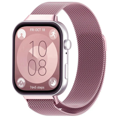 Milanese Loop Band For Huawei Watch FIT 4 pro-Fit 4 Strap Magnetic stainless steel correa for Huawei Fit 3 Fit4 bands Accessorie