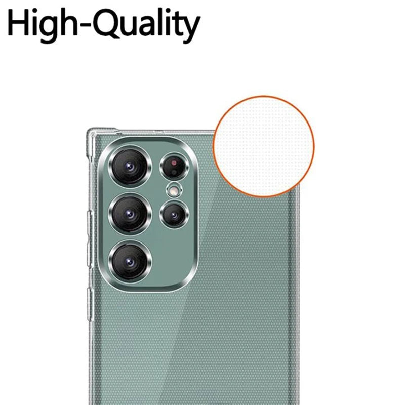 Clear Case For Samsung Galaxy S24 S23 S22 S21 Plus Ultra Shockproof Case A54 A34 A14 A03 A53 A33 A23 A13 A52 A32 A22 A12 Cover