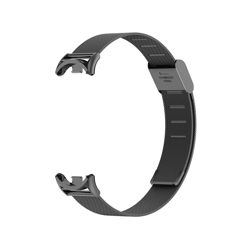Metal strap For Xiaomi Mi Band 8 9 MIlan Wrist Metal Bracelet Screwless Stainless Steel for Mi Band 9 8Strap Wristbands Pulseira