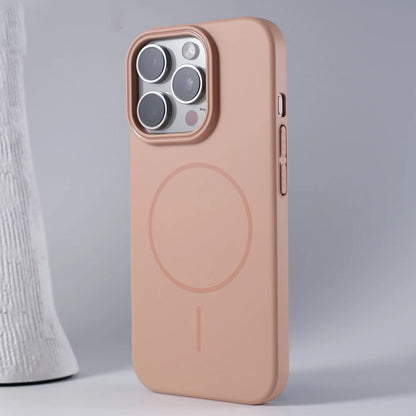 Luxury Original Hard PC For Magsafe Case for iPhone 17 Air 16 15 14 Plus 13 12 Mini 11 Pro Max Shockproof Matte Magnetic Cover