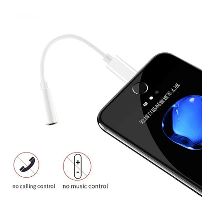 Lightning to 3.5mm Headphone Adapter – Aux Audio Jack Splitter for iPhone 13/12/11/10/9/8