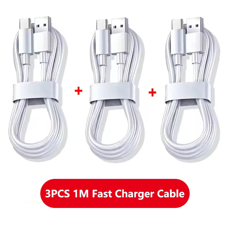 3PCS 100W 6A Super Fast Charger Cable Fast USB Type C Charging Data Cord Quick Charger Cabletype c charger fast charging