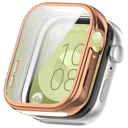 TPU Protection Case Shockproof Cover For Huawei Watch Fit 3 Transparent Case For Huawei Fit3 Smartwatch Shell Frame Accessories