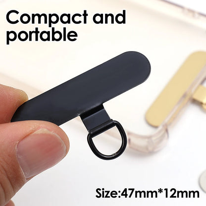 1/2/4PCS Universal Metal Phone Tether Tab Ultra-thin Stainless Steel PLR Replacement Phone Lanyard Straps Cards Hanging Cord Tab