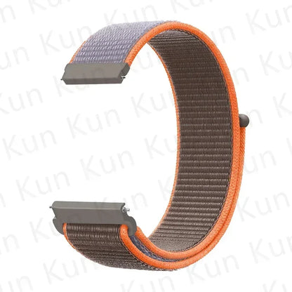 Nylon loop strap For Amazfit bip 6-5-3/u/S/pro Sport 20mm/22mm Bracelet for Amazfit GTS 4/3/2/2e/4 Mini/GTR 4/3/3 Pro/2/2e band