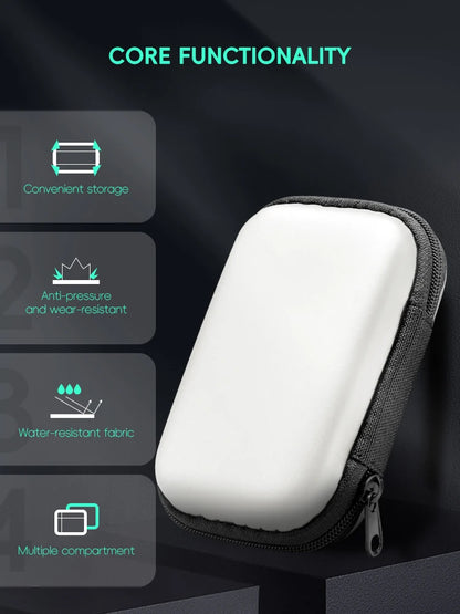 DATA FROG EVA Protective Case For R36S / R35S / RG35XX / Miyoo Mini Plus Retro Handheld Console Storage Bag Shockproof Carrying