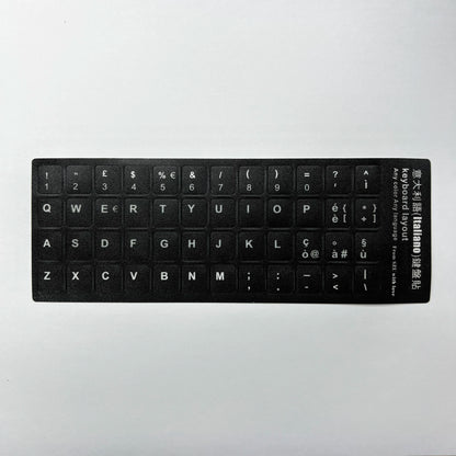 English Spanish Italian Korean French Deutsch Keyboard Stickers Frosted PVC Language Keyboard Sticker For Laptop Desktop PC