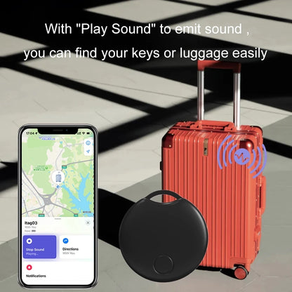 Wallet Tracker MFi Find My AirTag Left Behind Reminder Play Sound Far Away Location via Network Siri Lost Item ID IOS Smart Tag