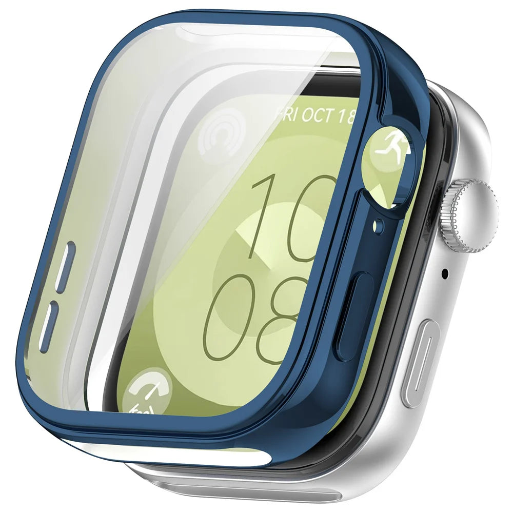 TPU Protection Case Shockproof Cover For Huawei Watch Fit 3 Transparent Case For Huawei Fit3 Smartwatch Shell Frame Accessories