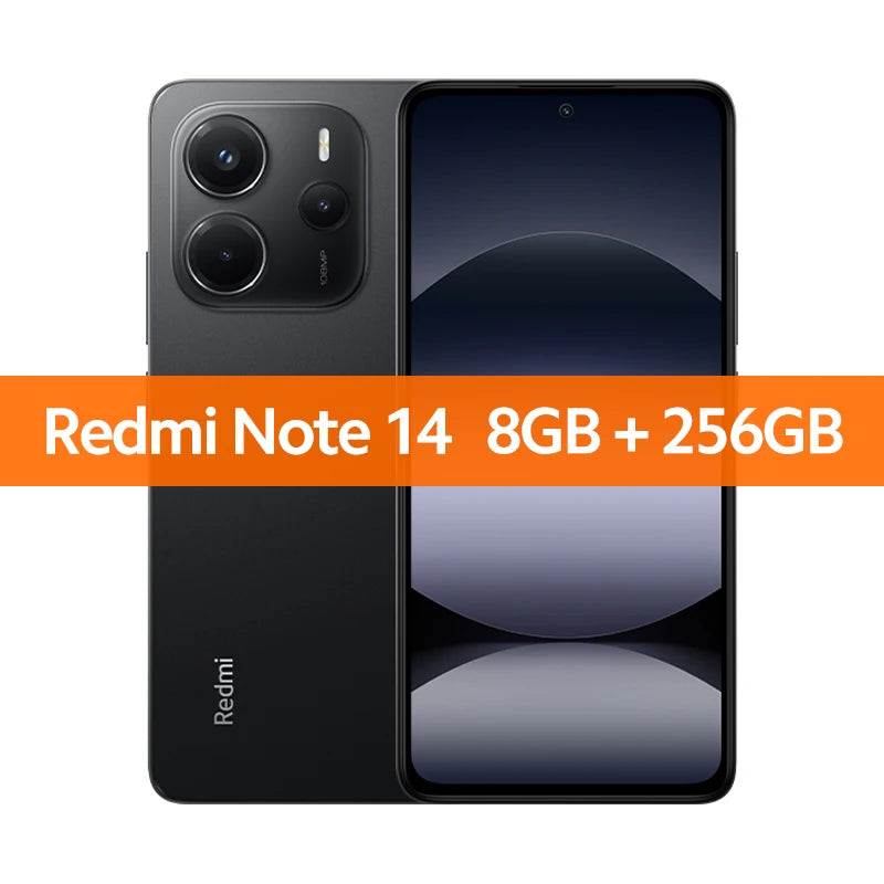 【World Premiere】Global Version Xiaomi Redmi Note 14 MediaTek Helio G99-Ultra 108MP AI 5500mAh 6.67" AMOLED 120Hz Display
