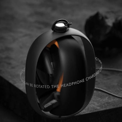 MINISO M99 Open Earphone Bluetooth 5.4 ANC Noise-Cancelling Sport Wireless Headphones IPX5 Waterproof Orange Glowing Earbuds