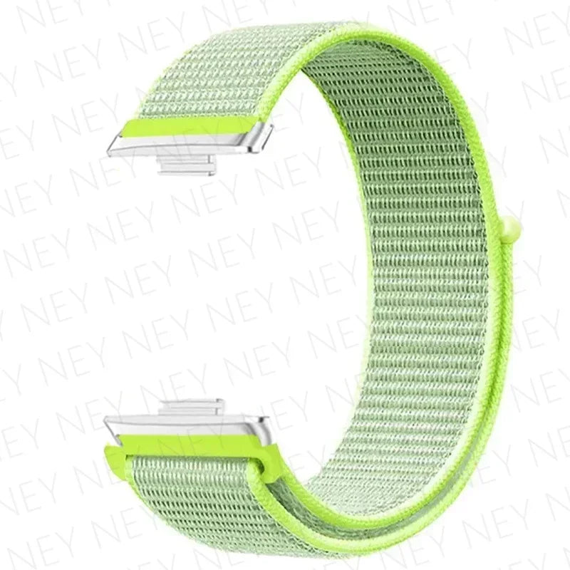 Nylon Strap For Huawei Watch Fit 3 4 Replacement Bracelet Nylon Loop Adjustable Band Soft Wristband Huawei Fit 4 Pro Accessories