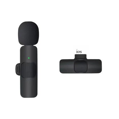 Mini Wireless Lavalier Microphone USB C Noise Cancellation Lapel Mic for iPhone 17/16/15 Video Recording Vlog