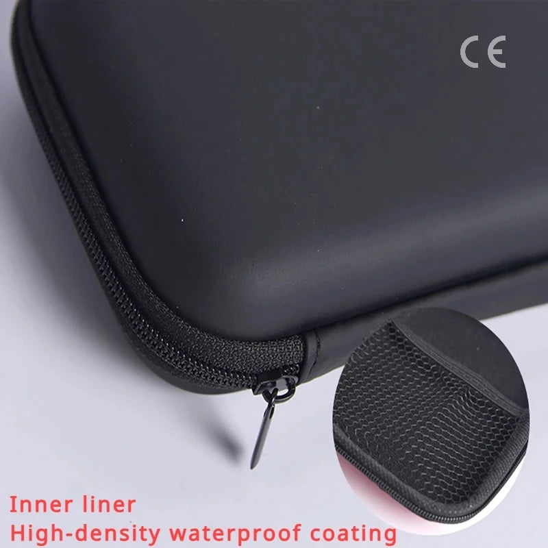 1 Pc EVA Portable Storage Bag for Cards Data Cable Headphones - Protective Packing Cube for Electronic Accessories