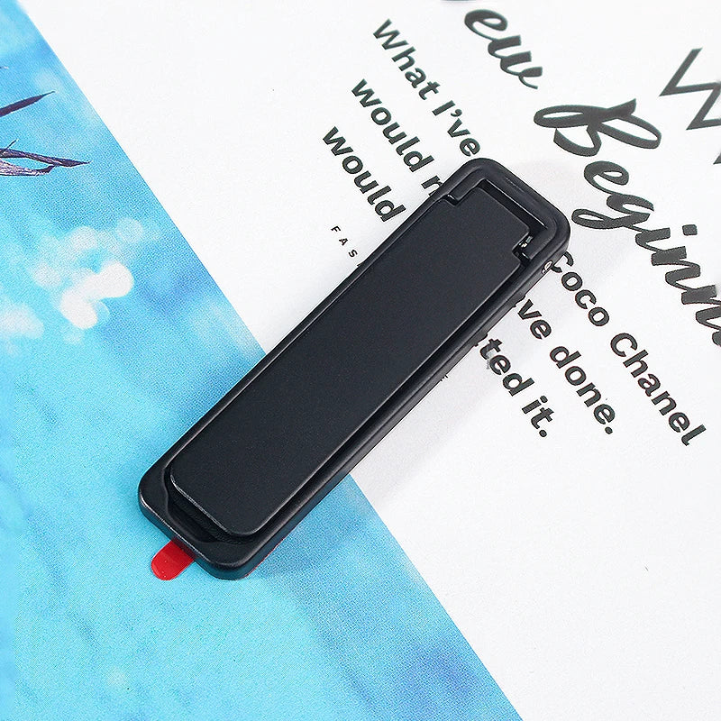 Ultra Thin Mini Metal Folding Mobile Phone Holder Stand Alloy Invisible Portable Phone Kickstand Bracket Desktop Phone Holder