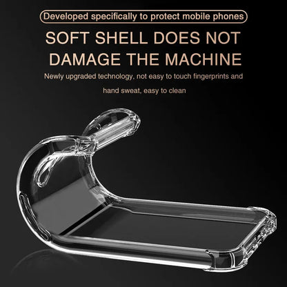 Luxury Clear Shockproof Phone Case For iPhone X Xr Xs Max Case 11 12 13 14 Pro Max 8 7 6s Plus SE 2020 Silicone Back Cover