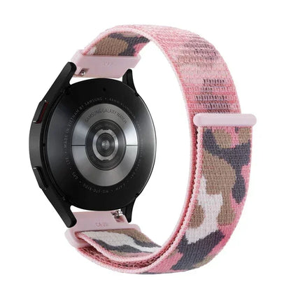 20mm 22mm Nylon Loop Strap For Garmin Forerunner 55 165 265 965 255 Active 5/Vivomove Trend/Vivoactive 5/Venu 3/2 Bracelet Belt