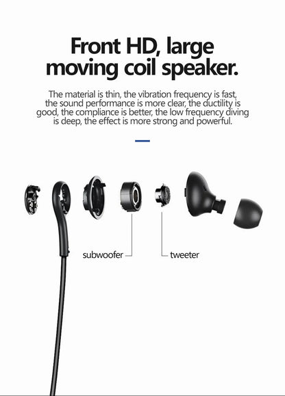 Type-C Wired Headphones For Samsung Galaxy S24 S23 S22 3.5MM in-Ear Headphone A53 A52 Note 20 USB-C Earphone HiFi Bass Stereo