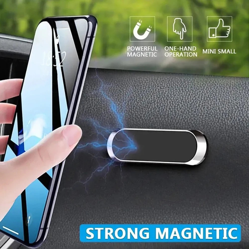 Universal Car Phone Holder Air Vent Mount GPS Bracket for iPhone Samsung in Car Simple Strip Shape Phone Stand Auto Accessories