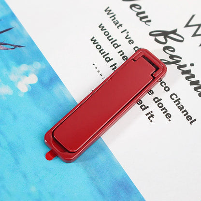 Ultra Thin Mini Metal Folding Mobile Phone Holder Stand Alloy Invisible Portable Phone Kickstand Bracket Desktop Phone Holder