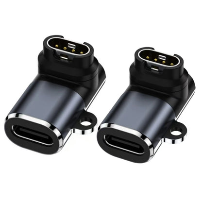 Typec/Micro To 4pin Charger Adapter Connector for Garmin Fenix 7/6/5/7X/6X/5X/ Venu 2 Plus Watch Charging Converter