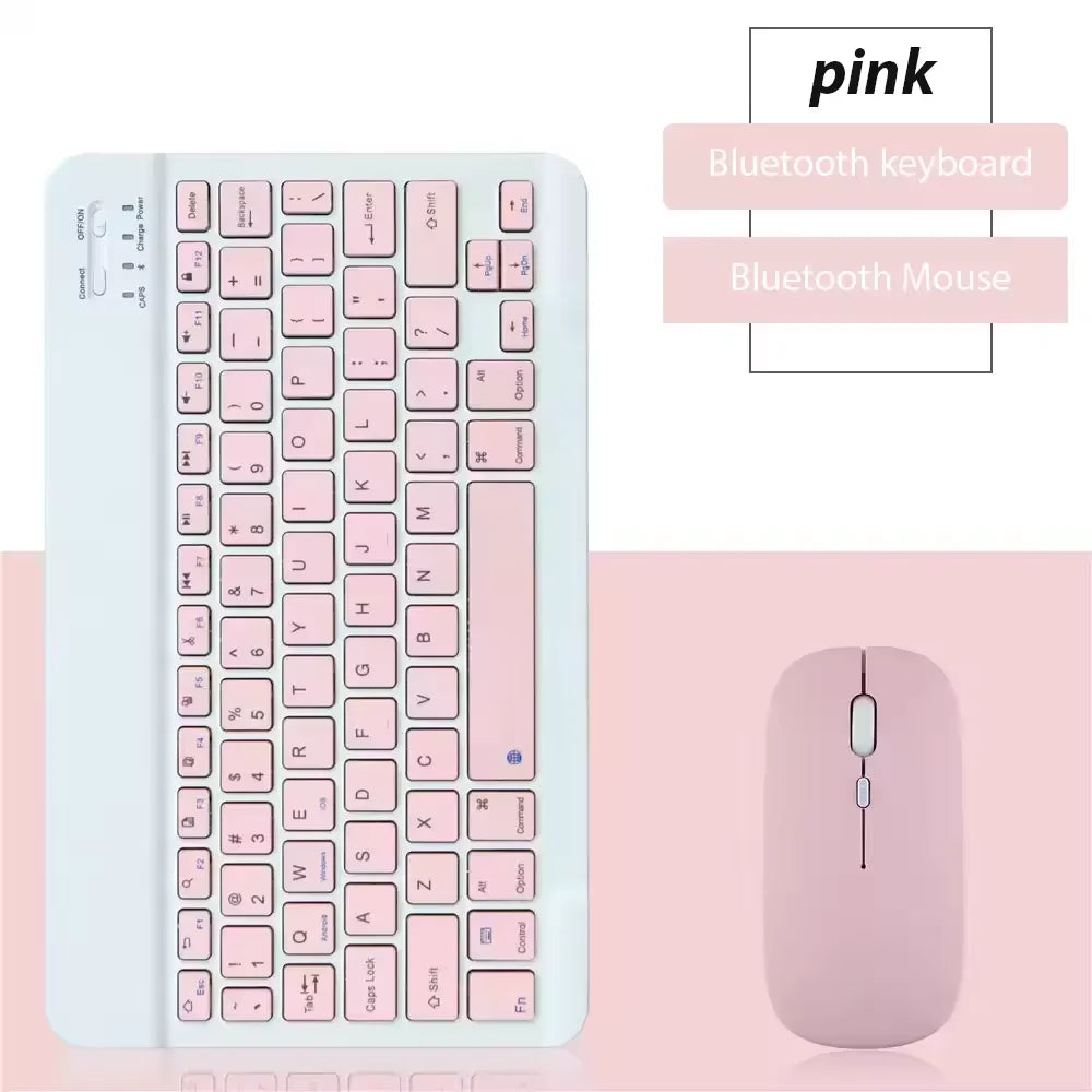 New 10-inch mobile phone pad universal wireless Bluetooth keyboard mouse mute control keyboard convenient mini  mouse keyboard