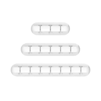 Cable Cord Wire Organizer Silicone USB Cable Winder Management Clips Self Adhesive for Mouse Keyboard Headset For iPhone Huawei