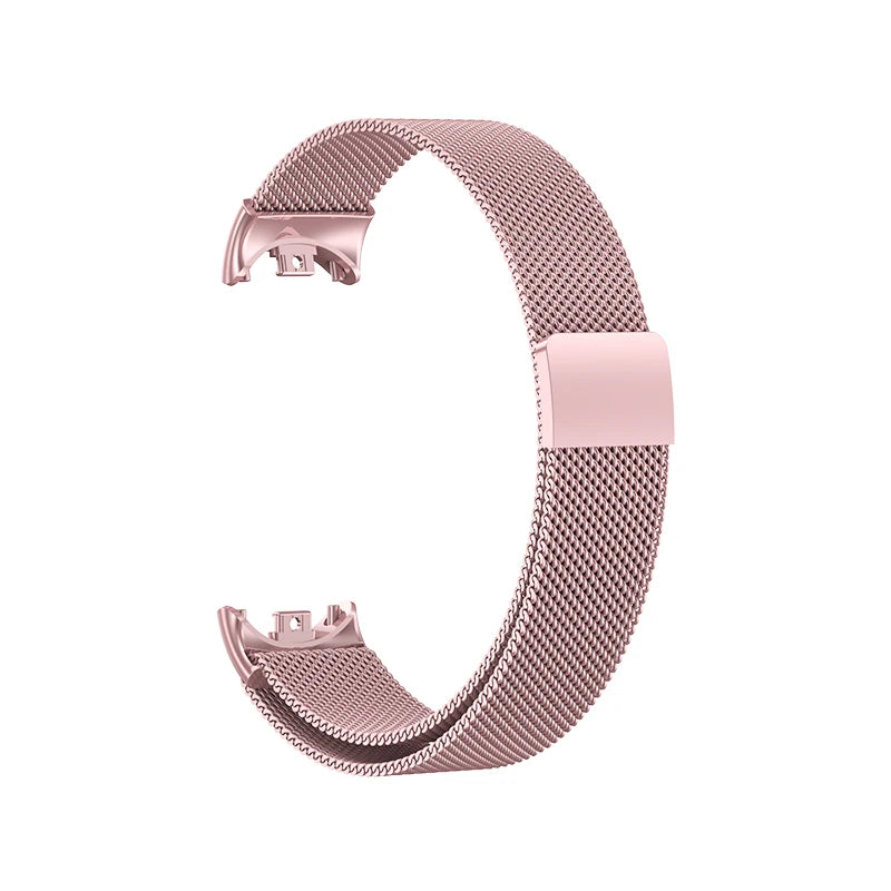 Metal strap For Xiaomi Mi Band 8 9 MIlan Wrist Metal Bracelet Screwless Stainless Steel for Mi Band 9 8Strap Wristbands Pulseira