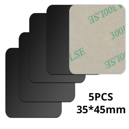 Metal Plate For Car Phone Holder Magnetic Universal Iron Sheet Disk Sticker Mount Mobile Phone Magnet Stand For IPhone