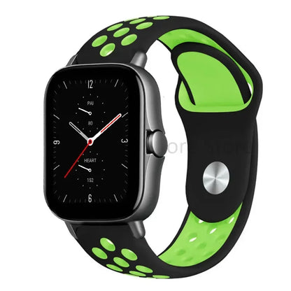 20mm 22mm Bracelet for Amazfit strap Silicone GTS/2/2e/GTS2 Mini/GTR 42mm/47mm/GTR2/2e/stratos Sport Watch band Amazfit bip 6 5