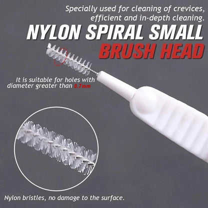 10-40PCS Shower Head Cleaning Brush Anti-clogging Micro Nylon Brush Cleaning Tool for Bathroom Kitchen Phone Hole