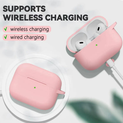 AirPods Pro Case Cover with Cleaner Kit,Soft Silicone Protective Case for Apple AirPod Pro 2nd/1st
