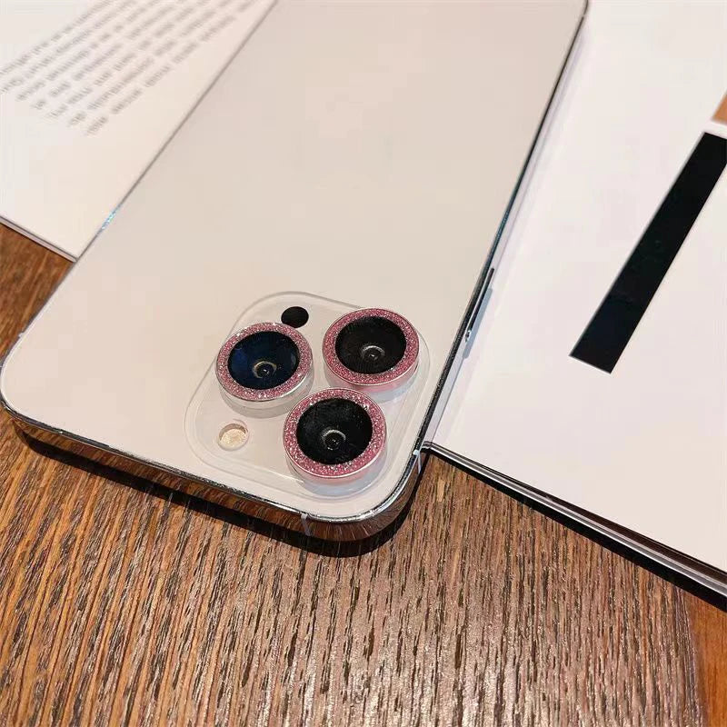 Lens Metal Ring Protector Glass for iPhone 11 12 13 Pro Max Camera Lens Protection On iPhone 15Pro 13Pro 14 Pro Max Camera Film