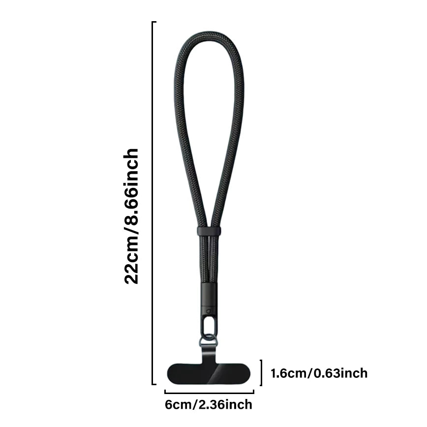 Universal Mobile Phone Anti-loss Wrist Strap Adjustable 360° Rotation Phone Self-locking Lanyard for iPhone 17 16 15 Pro Samsung