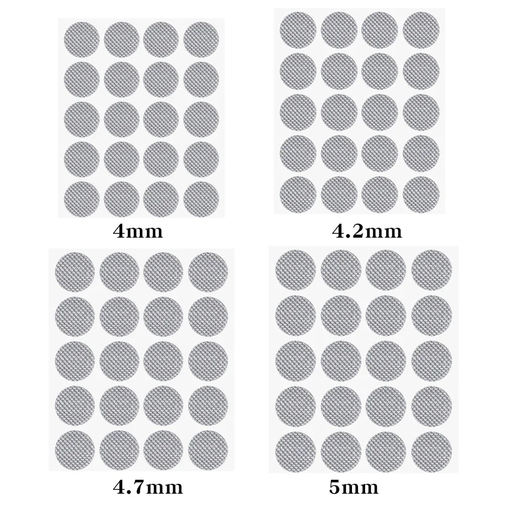 Earphone Dustproof Net 4mm 4.2mm 4.7mm 5mm Mesh Net Filter In-ear Headphones Anti-dust Protector Cover Earphone Accessories New