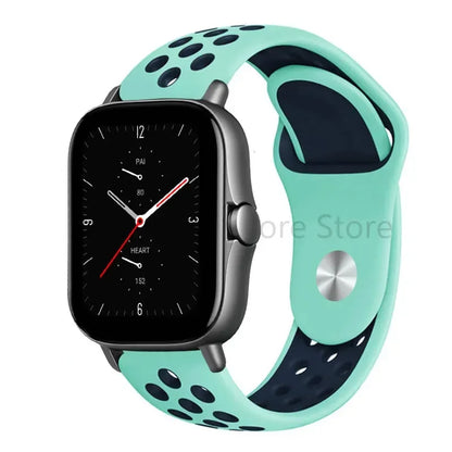 20mm 22mm Bracelet for Amazfit strap Silicone GTS/2/2e/GTS2 Mini/GTR 42mm/47mm/GTR2/2e/stratos Sport Watch band Amazfit bip 6 5