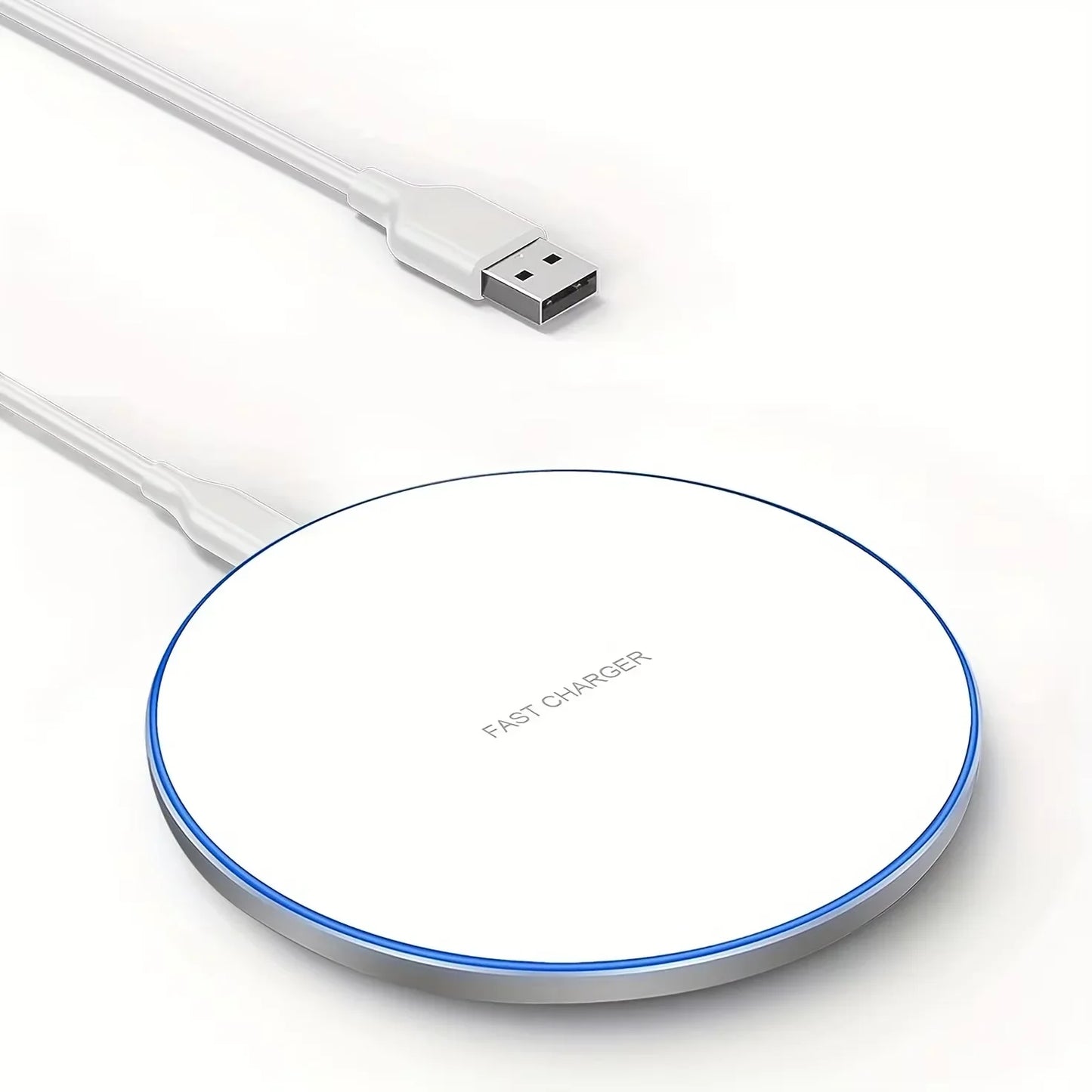 LED Fast Wireless Charging Stand Universal Charger Dock Pad for iPhone 17 16 15-8 Series Samsung S24/S23/S22/S21 Xiaomi Huawei