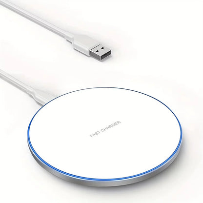 LED Fast Wireless Charging Stand Universal Charger Dock Pad for iPhone 17 16 15-8 Series Samsung S24/S23/S22/S21 Xiaomi Huawei