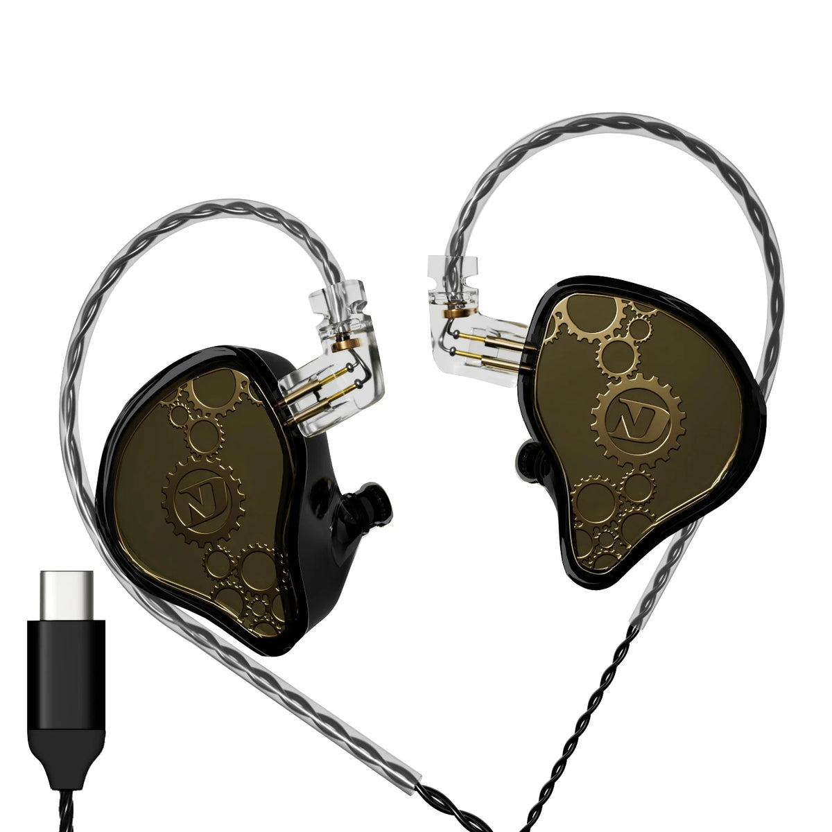 ND Venus headphones hifi wired high-quality in-ear typec interface round hole 3.5 game monitoring ear return