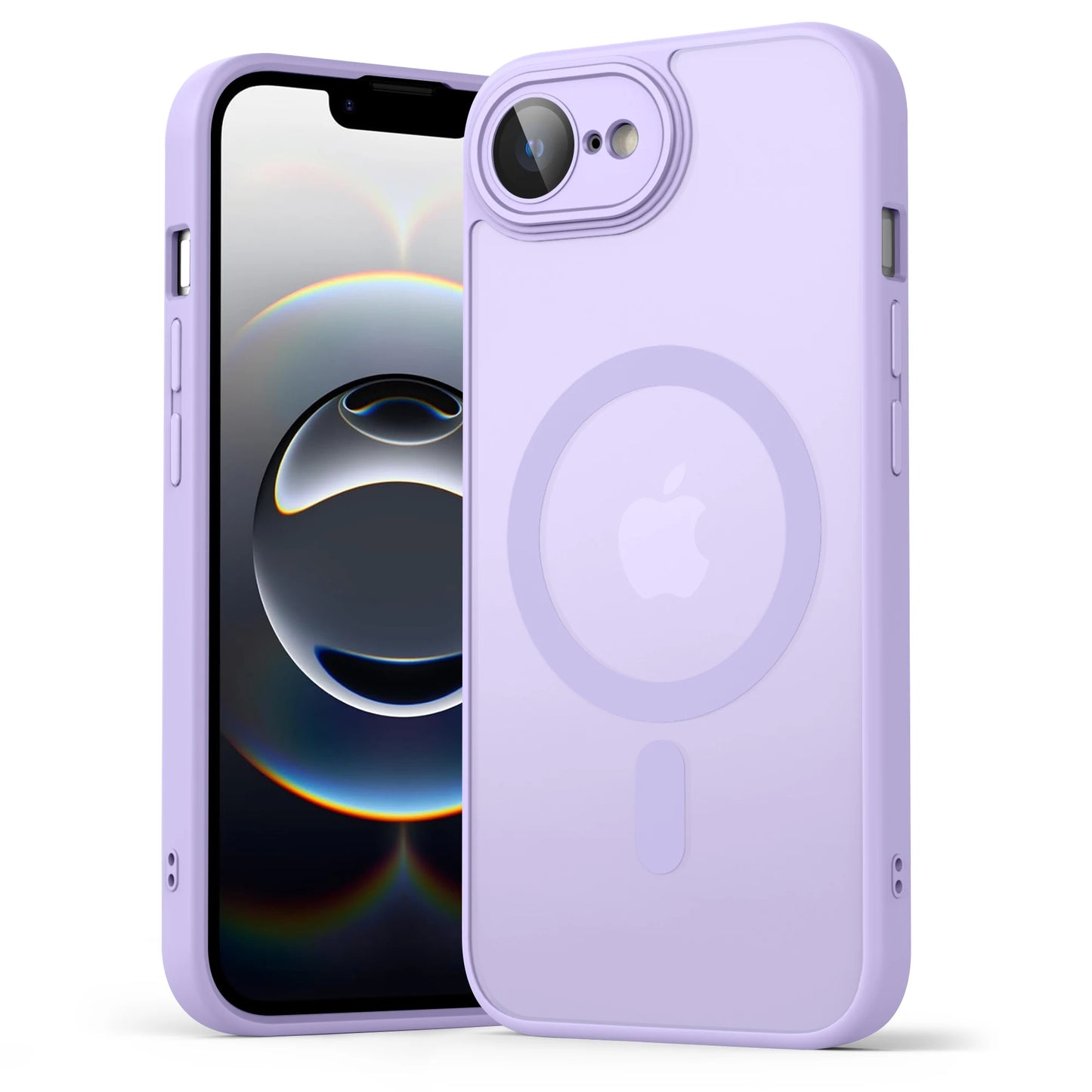 Luxury Matte Magnetic Translucent Case For iPhone 16e Shockproof Protective Cover For Magsafe iPhone 17e Wireless Charge Cover