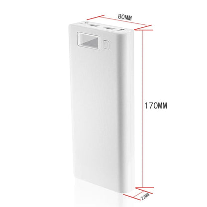 Battery Box Power Bank Kits DIY Shell 8-cell 18650 Holder Cases Charge Storage PD Dual USB Kit for Cellphone Charge