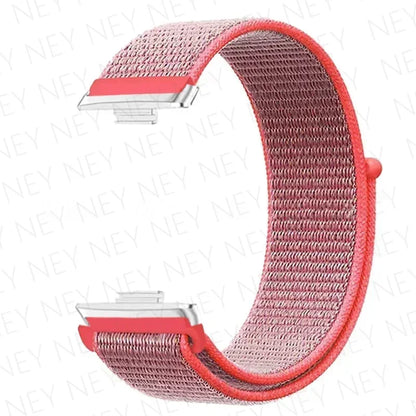 Nylon Strap For Huawei Watch Fit 3 4 Replacement Bracelet Nylon Loop Adjustable Band Soft Wristband Huawei Fit 4 Pro Accessories