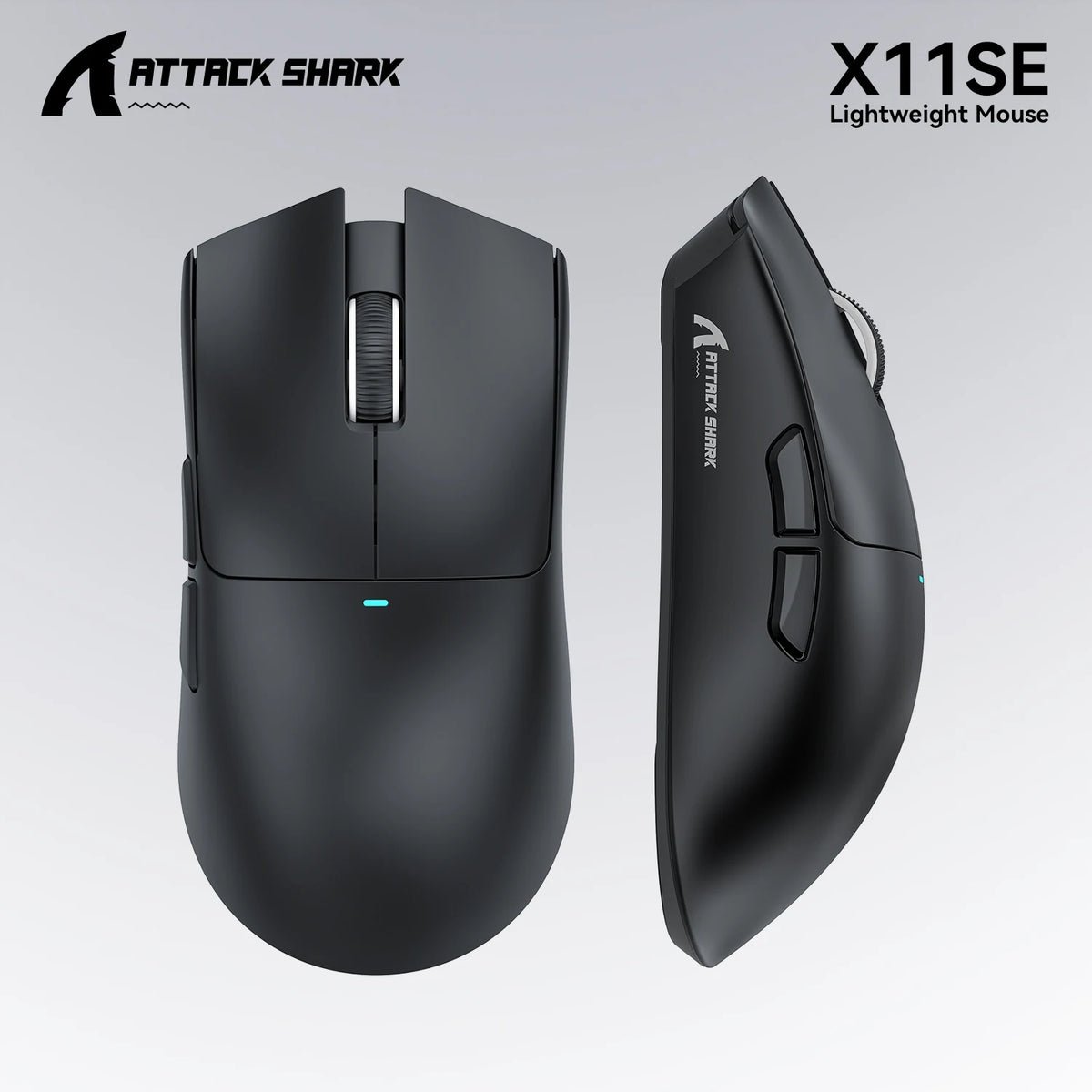 Attack Shark X11  X11SE Wireless Gaming Mouse 3-Mode , PAW3311, 22000DPI, 400IPS, PC Gaming Mouse