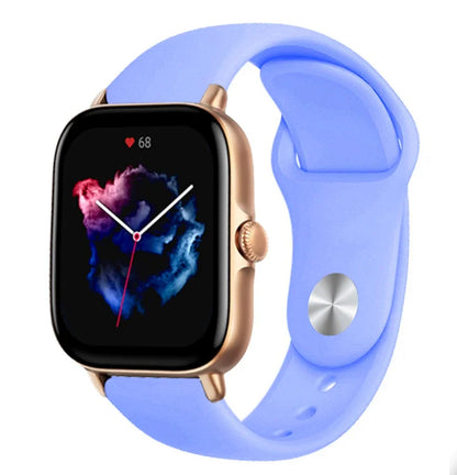 20mm 22mm watch Strap For Amazfit gts/4/3/2/gts2/4 Mini/Gtr4/3/2/2e/47mm Smartwatch Silicone Bracelet Watchabnd Amazfit gts Band