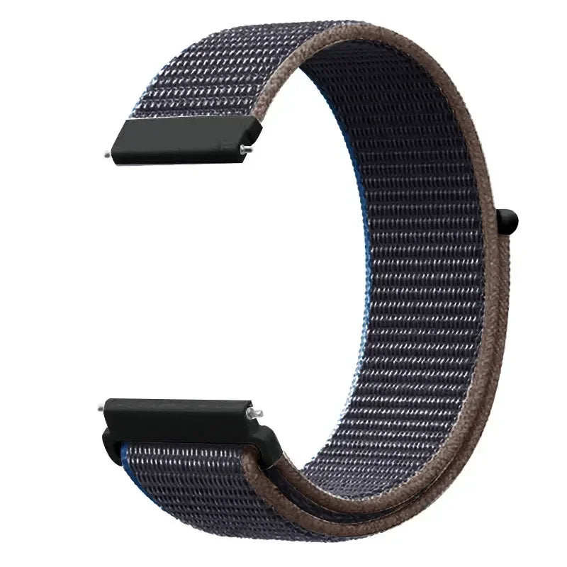 20mm 22mm Nylon Loop Strap For Garmin Forerunner 55 165 265 965 255 Active 5/Vivomove Trend/Vivoactive 5/Venu 3/2 Bracelet Belt