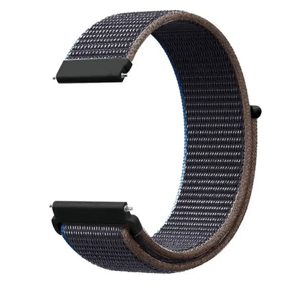 20mm 22mm Nylon Loop Strap For Garmin Forerunner 55 165 265 965 255 Active 5/Vivomove Trend/Vivoactive 5/Venu 3/2 Bracelet Belt