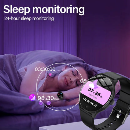 LXASFIT 2025 New Smart Watch Heart Rate Sleep Health Monitor Bluetooth Talk Ladies Sport Smart Watch for Android IOS