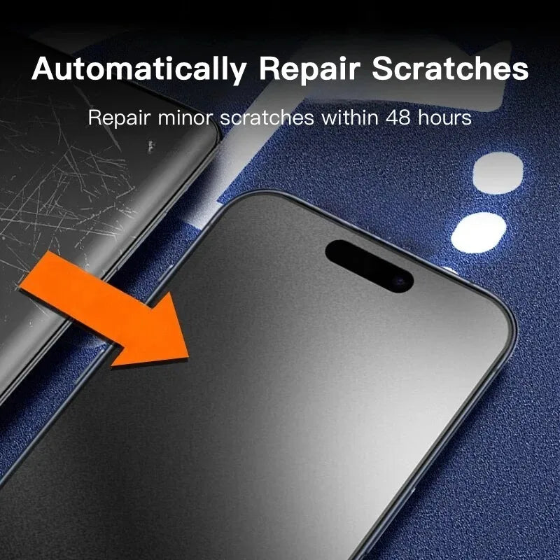 4Pcs Full Cover Matte Hydrogel Film For iPhone 14 15 Pro MAX Clear TPU Screen Protectors For iPhone 11 12 13 Pro Max Not Glass